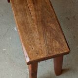 Brutalist oak bench 90 cm