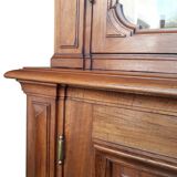 Large walnut library XIX°