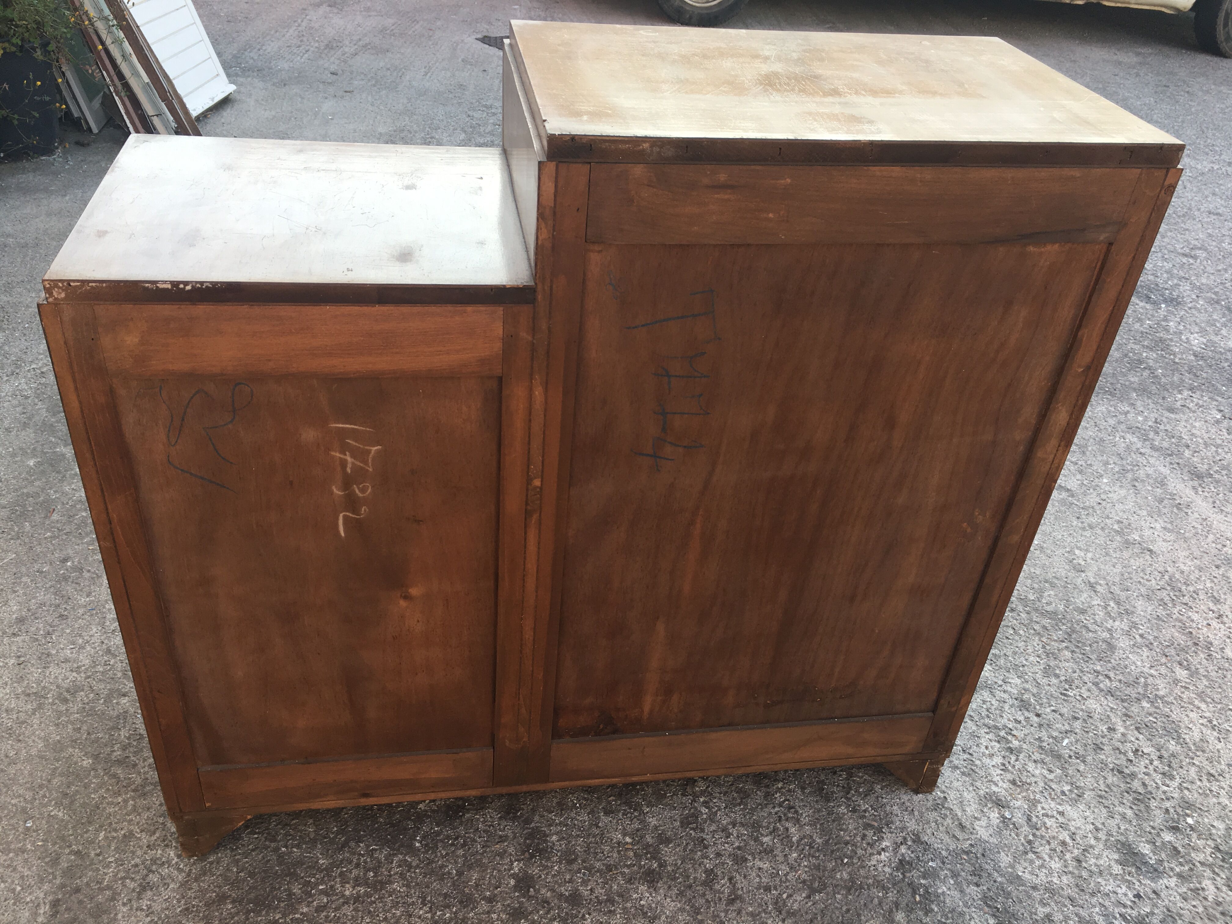 Art Deco asymmetric furniture