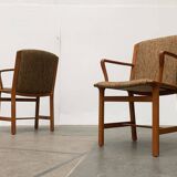 Set of vintage Danish teak chairs