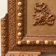 Large Napoleon III trumeau mirror, gilded wood, bevelled glass, 19th century.