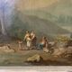 Oil on canvas 19th century mirror