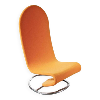 Fauteuil à bascule « 1-2-3 » des années 1970 par Verner Panton pour Fritz Hansen, Danemark