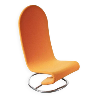 1970s “1-2-3” Rocking chair by Verner Panton for Fritz Hansen, Denmark