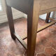 Small antique farmhouse table in wood – 120 cm