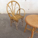 4-piece rattan set