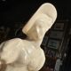 Grande sculpture Art Déco signée Lejan – Dame au lévrier