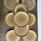 Service of 15 vintage Longchamp plates in stoneware.