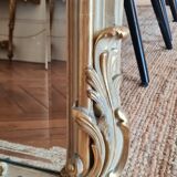 Mirror trumeau gilded wood and patinated XIX century