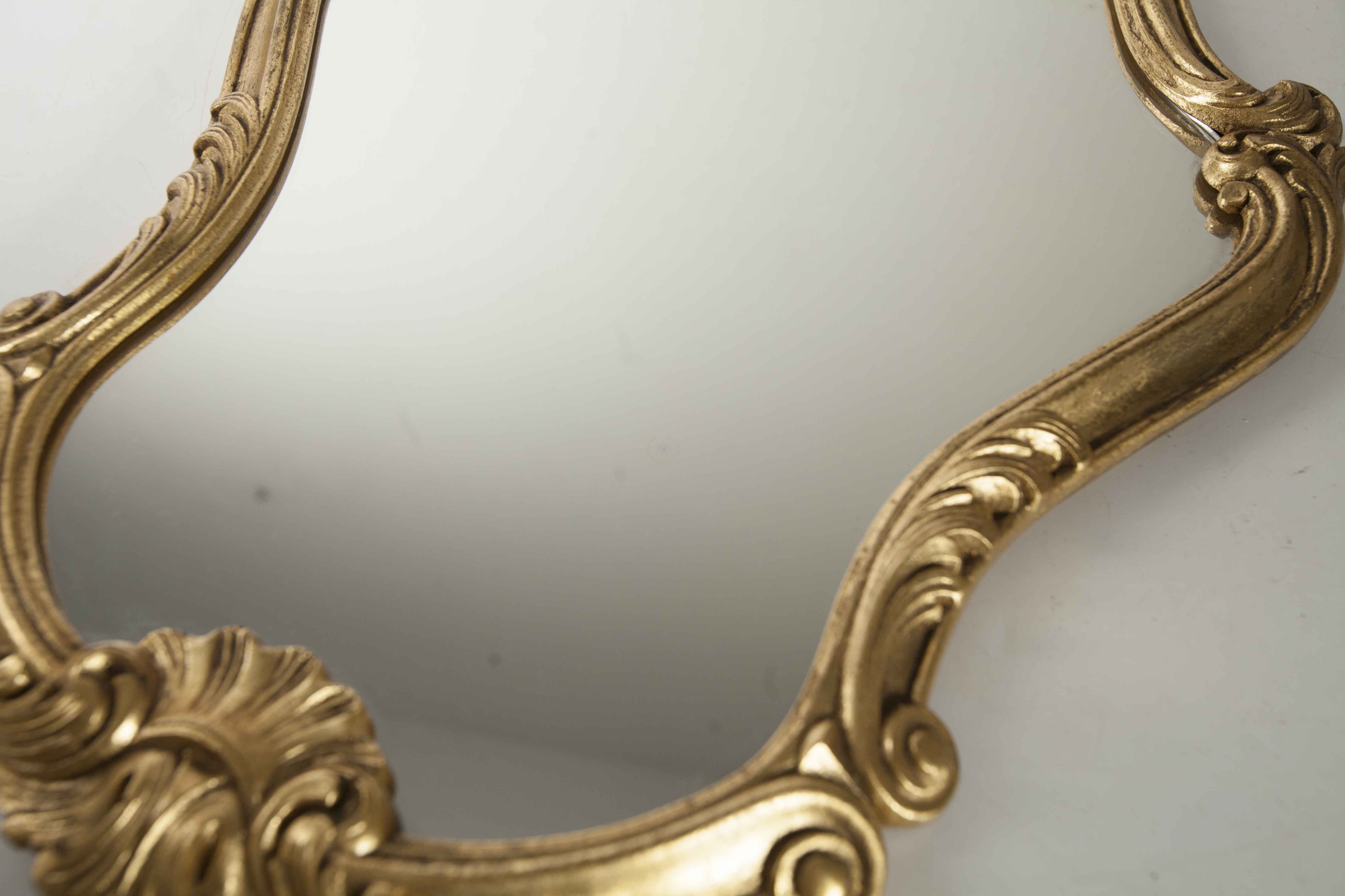 Baroque golden mirror 51x33 1930