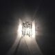Modern ice glass wall lamp by J.T. Kalmar  for Franken KG