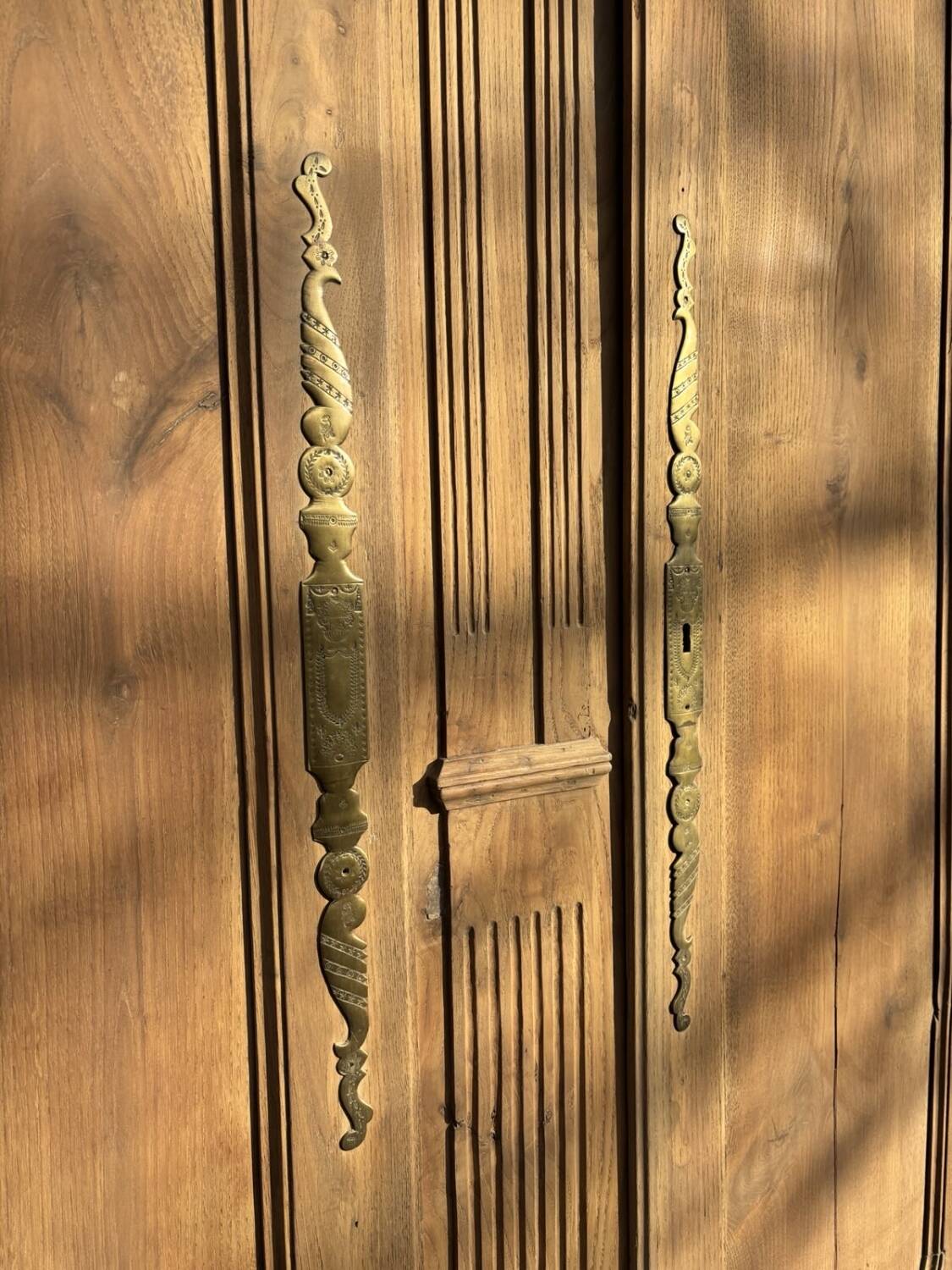 Solid cherry wood cabinet