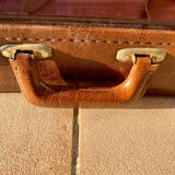 Antique leather suitcases