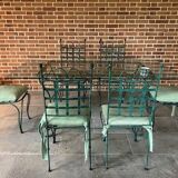 Ensemble en fer forgé table et chaises