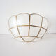 Mother-of-pearl shell shape wall lamp