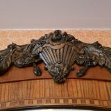 Art Deco showcase sideboard in merisier et zebrano