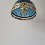 Blue glass suspension