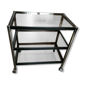 Table verre fumé années