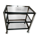 Smoked glass table from the 70s