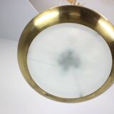 Art Deco UFO chandelier by Josef Hůrka for Napako, 1930s