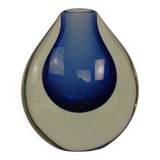 Murano Sommerso Glass Vase, Italy, 1960s
