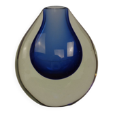 Murano Sommerso Glass Vase, Italy, 1960s