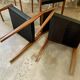 4 chaises vintage de style scandinave