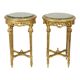 Tables d'appoint anciennes françaises en marbre de style Empire