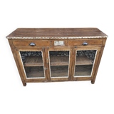 Ancien vaisselier en teck birman