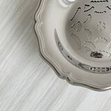 Shiny metal butter dish Coquillor