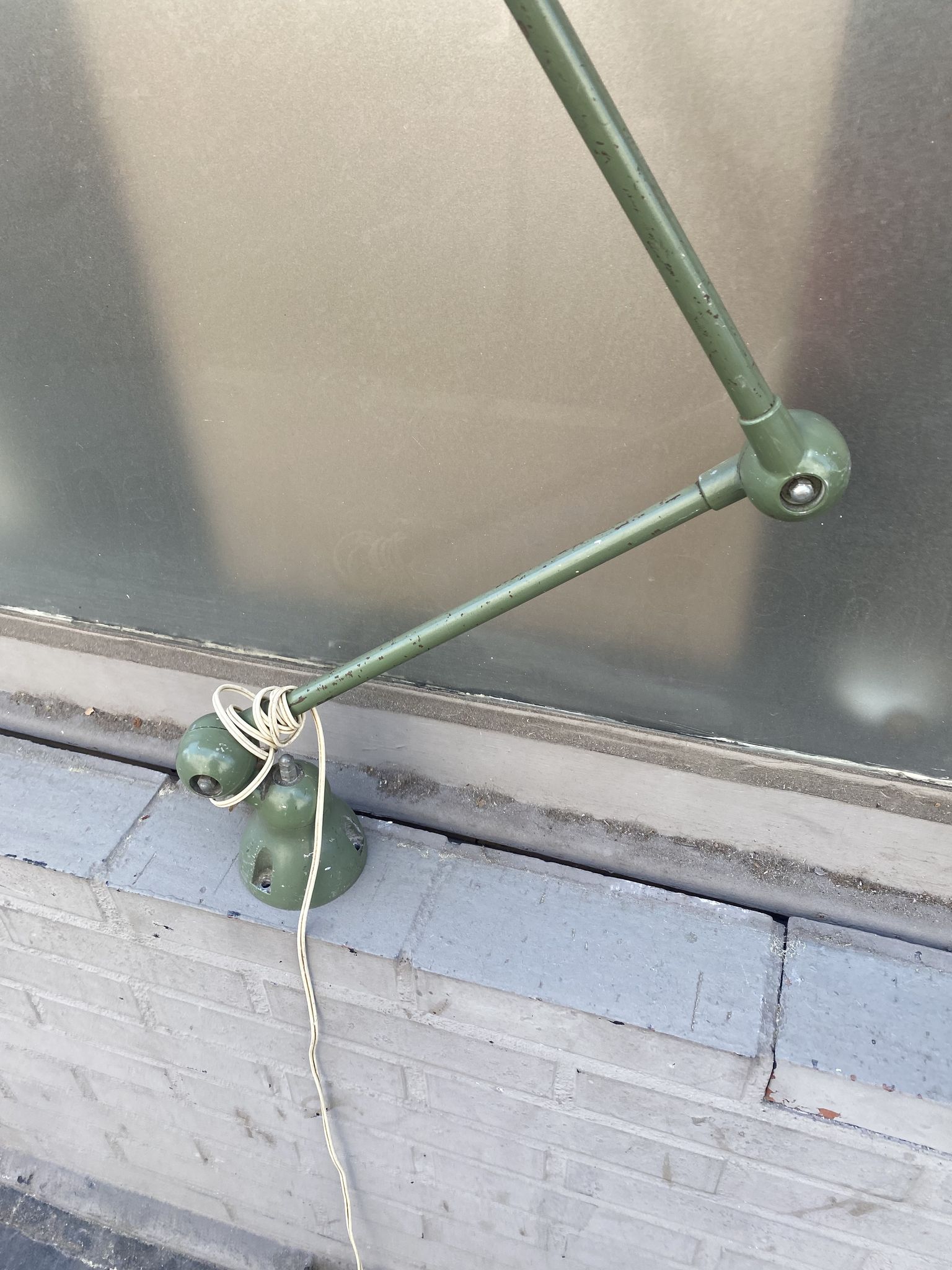 Large old Jielde wall light from the 60s