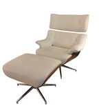 Fauteuil relax lounge et ottoman