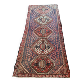 Superbe tapis persan oriental vintage ancien bohême 275x125 cm