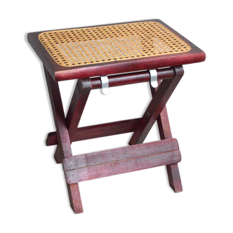Tabouret Pliable en cannage