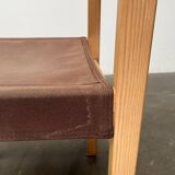 Swedish Mid-Century Safari Chair, 1960s, set of 3