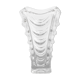 Vase en verre moulé vintage