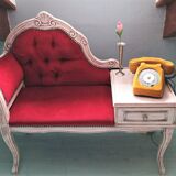 Telephone with rotary dial and its shell