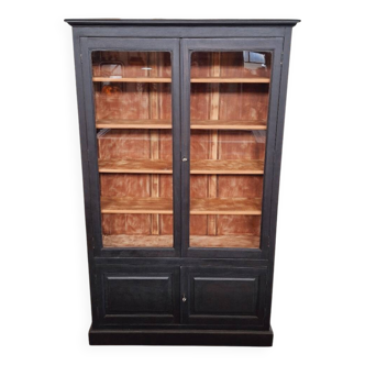 Antique apothecary display case