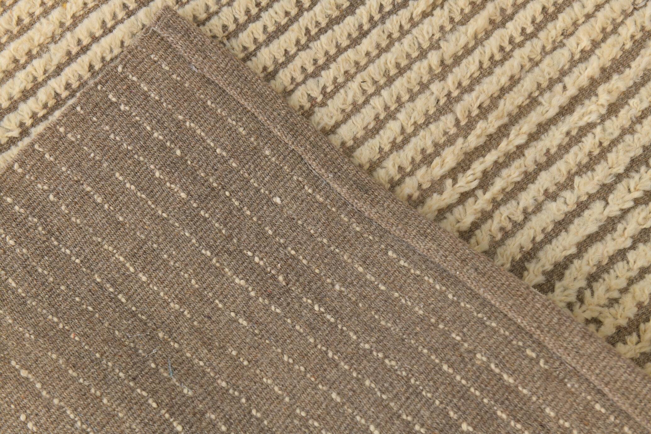 3x10 Rug For Haallway Brown Beige Turkish Runner Rug, 82x306Cm SKU 35079