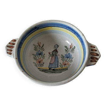 Hand-painted Breton bowl, 1920s