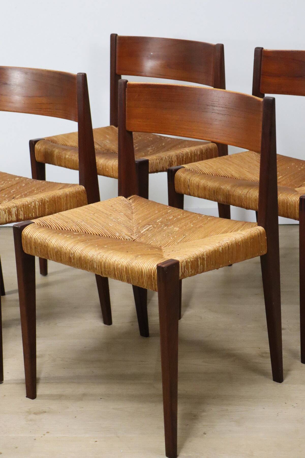 Set of 4 Scandinavian chairs, "Pia" model, by Poul Cadovius, 1960