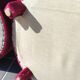 Paire de poufs vintages