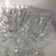 Service de 49 verres Val St Lambert en cristal taillé