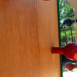 Entrance cloakroom in vintage oak veneer from the 50s/60s