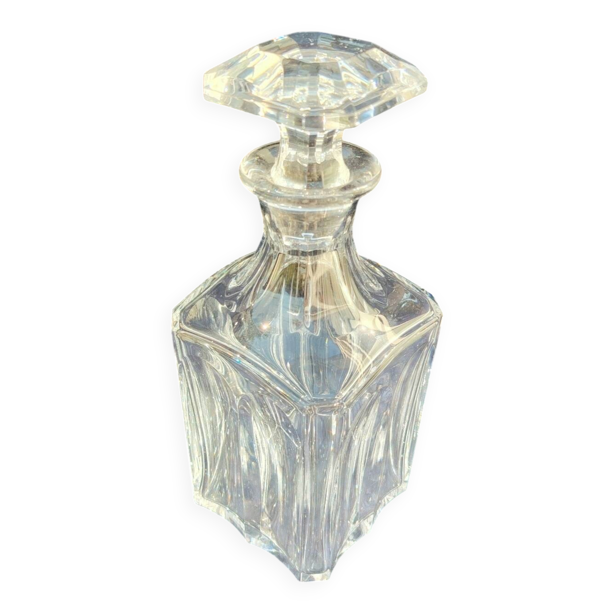 Whiskey decanter, crystal, Harcourt 1841, Baccarat