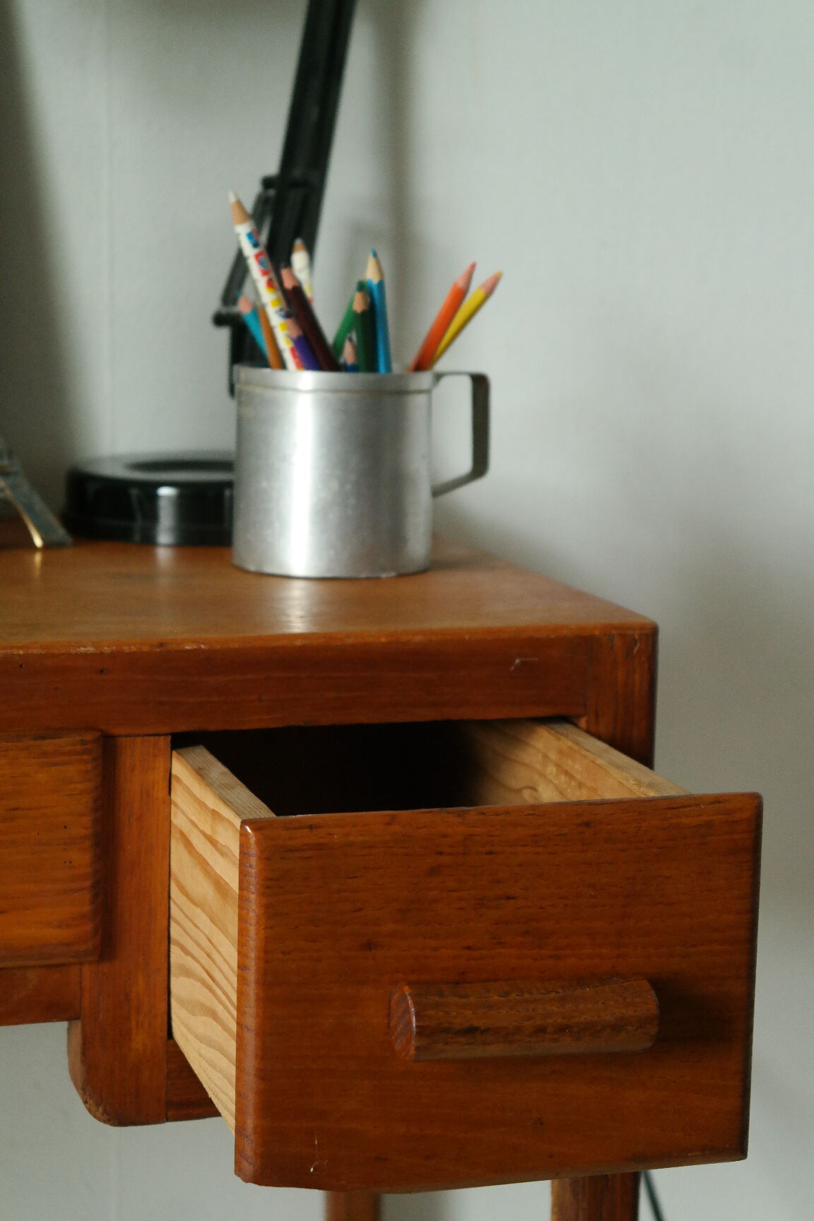 Vintage wooden children's desk