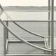 Bauhaus ronde en tubulaire chromé et verre