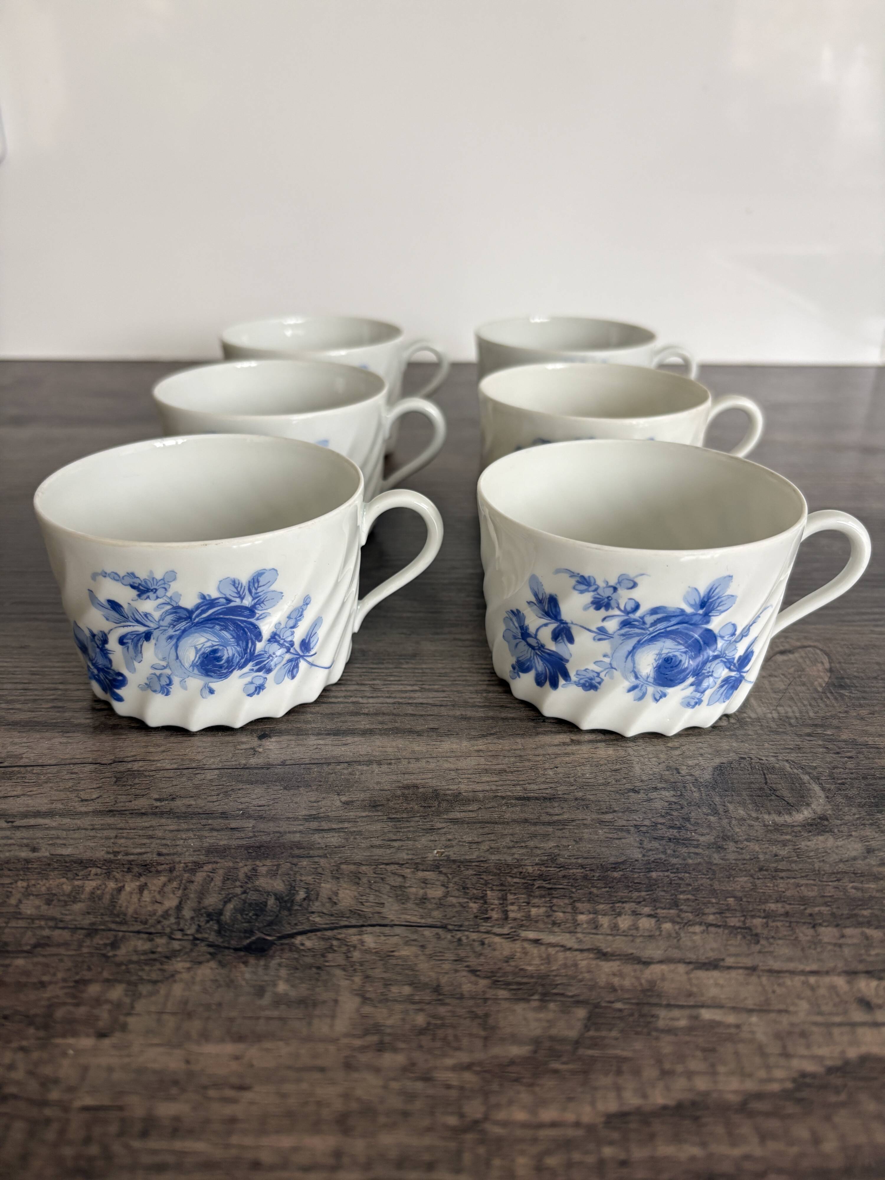 6 Haviland Limoges cups