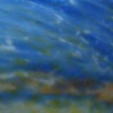 Lustre art déco en pâte de verre