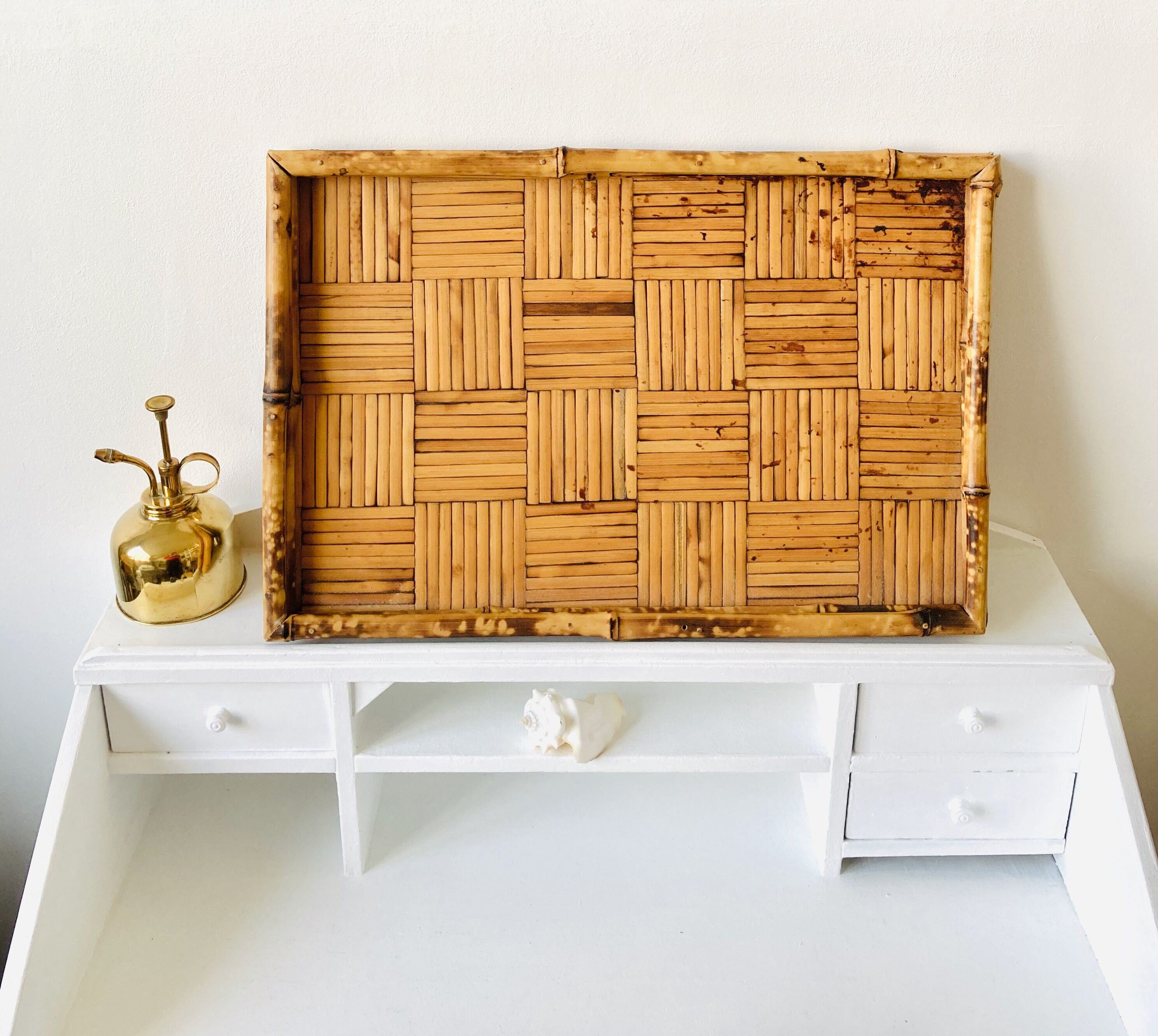 Bamboo tray from the 70s